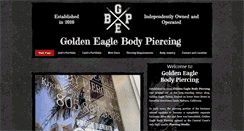 Desktop Screenshot of goldeneaglebodypiercing.com